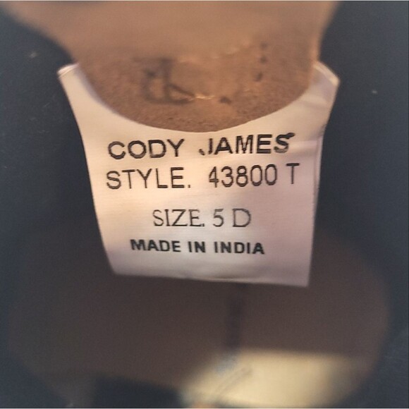 Cody James Toddler USA Flag Western Boots Wide Square Toe Kids 5D - Picture 7 of 13